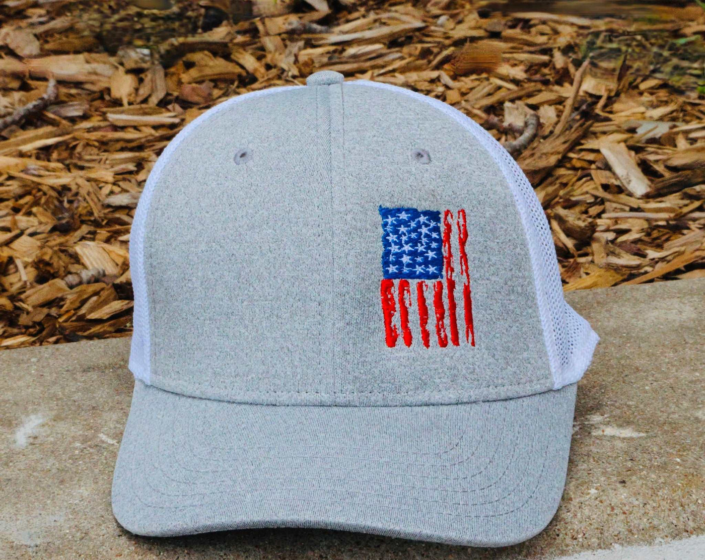 American Flag Trucker Hat