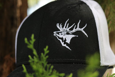 Rugged Elk Embroidered Ballcap | Outdoor Style for Adventurers